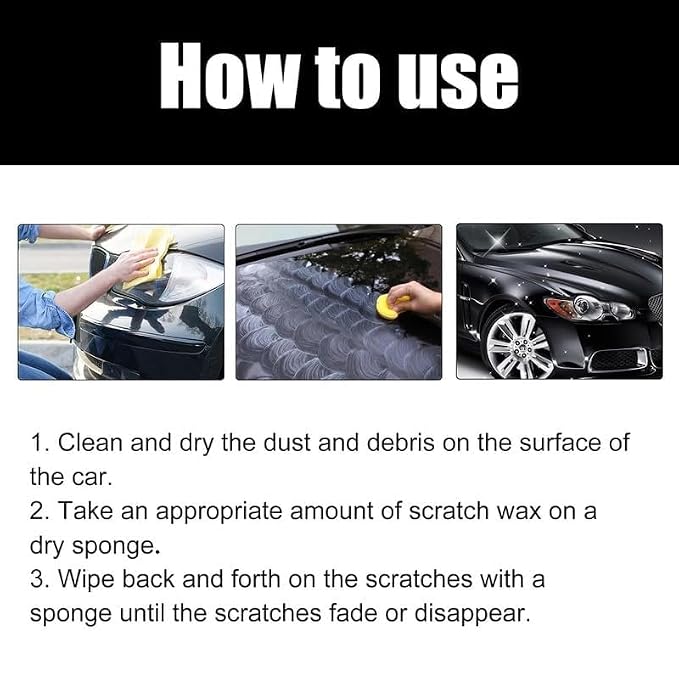 🚗 CAR SCRATCH REMOVER WAX 120G × 2 – BUY 1 GET 1 FREE