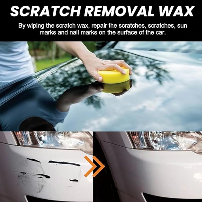 🚗 CAR SCRATCH REMOVER WAX 120G × 2 – BUY 1 GET 1 FREE